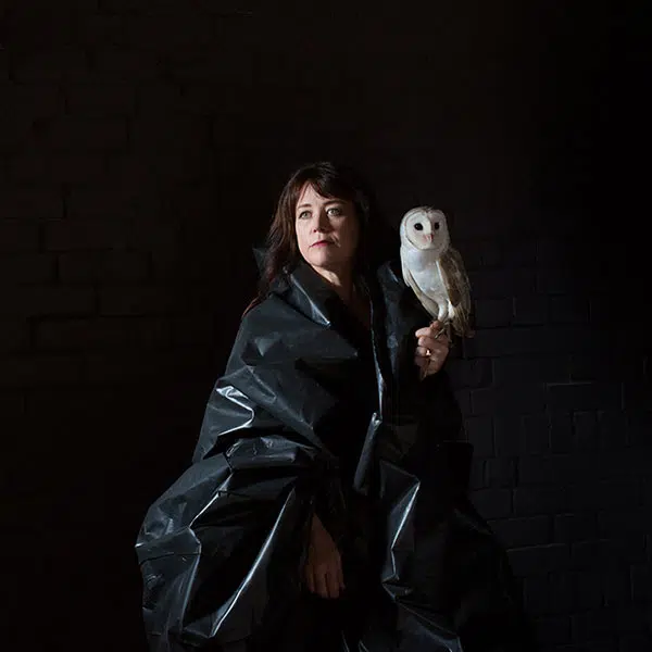 Erika Gofton: Portrait with Owl